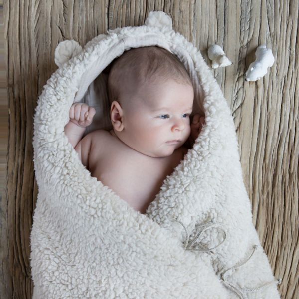 Nid d'ange bébé hiver en coton bio Bliss Rust Trixie - Dröm Design