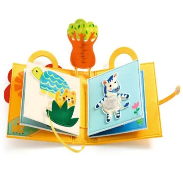Livre d'activités en feutrine Softibook Lion