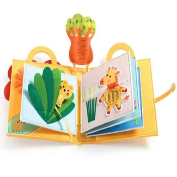 Livre d'activités en feutrine Softibook Lion