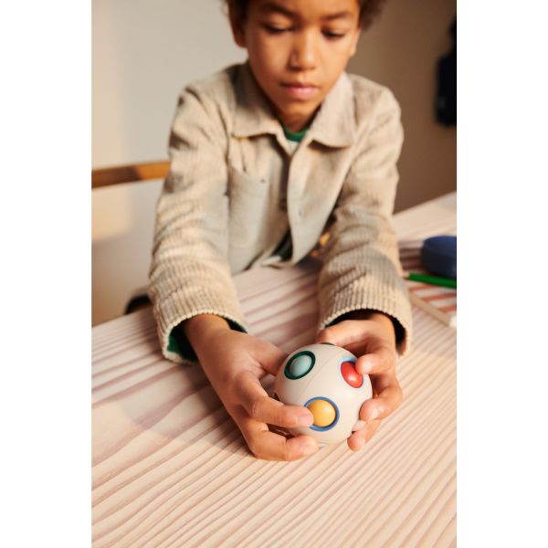 Lot de 2 balles puzzle Solene jouet éducatif Ice blue multi mix