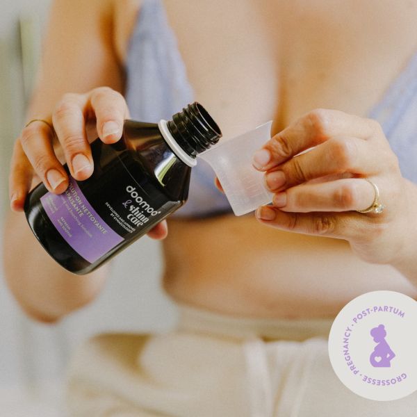 Solution nettoyante intime apaisante post accouchement