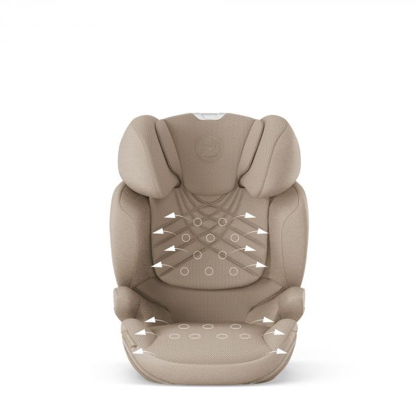 Siège auto Solution T i-Fix i-Size Tissu Plus Cozy Beige