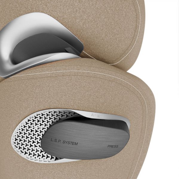 Siège auto Solution T i-Fix i-Size Tissu Plus Cozy Beige