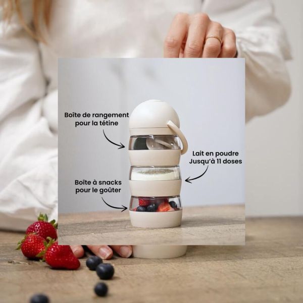 Boîte doseuse de lait So MiMi, Sable