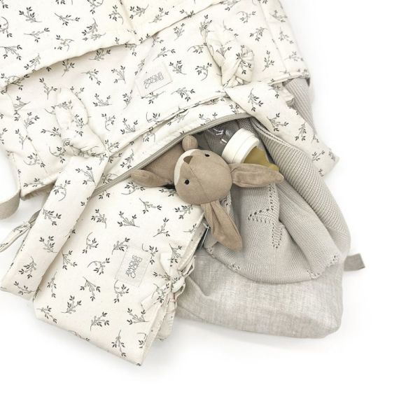 Mini Sac à langer Sophie Olive Bloom