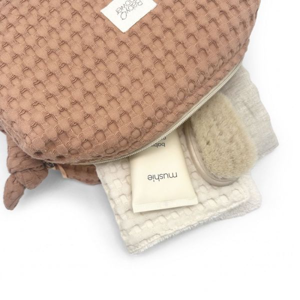Trousse de toilette Sophie Gaufre Cannelle