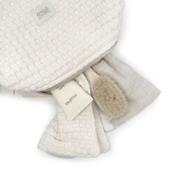 Trousse de toilette Sophie Gaufre Vanille