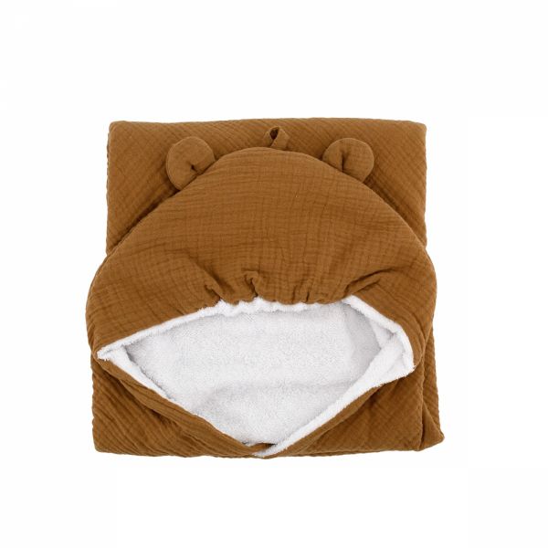 Cape de bain 75x75 cm Caramel Boubou