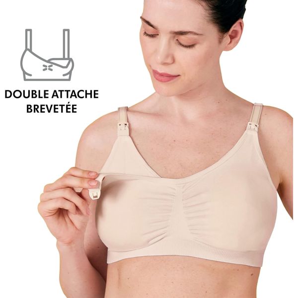 Soutien-gorge d'allaitement 3-en-1 M Chair
