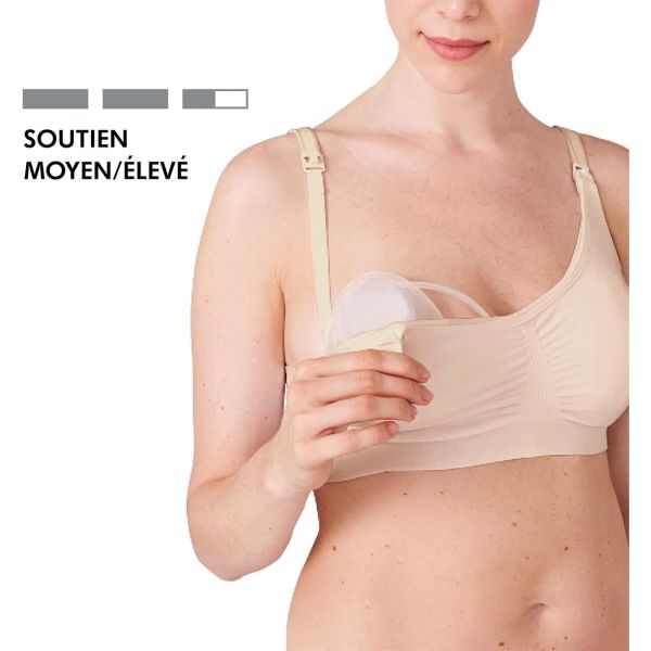 Soutien-gorge d'allaitement 3-en-1 S Chair