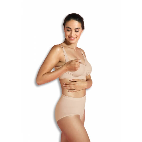 Soutien gorge allaitement avec armature Carri-gel beige taille L