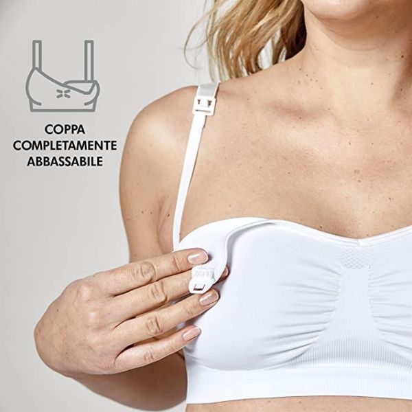 Soutien-gorge d'allaitement Keep cool S Blanc