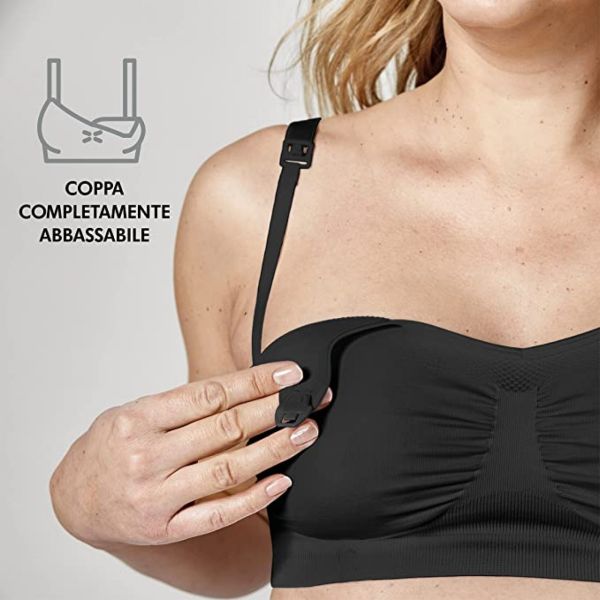 Soutien-gorge d'allaitement Keep cool XL noir