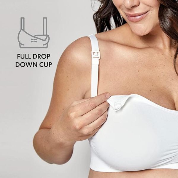 Soutien-gorge d'allaitement Ultra Keep cool S Blanc