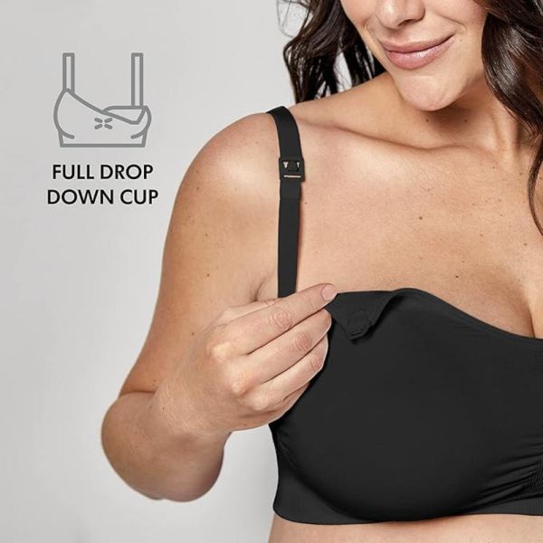 Soutien-gorge d'allaitement Ultra Keep cool S Noir