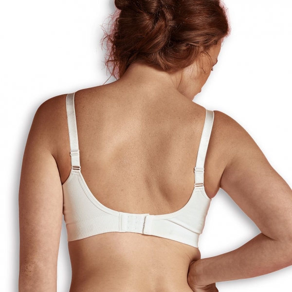 Soutien gorge allaitement coton bio blanc taille L