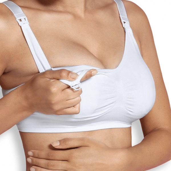 Soutien gorge allaitement avec armature Carri-gel blanc taille L