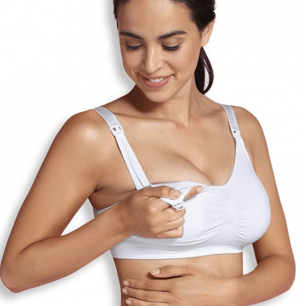 Soutien gorge allaitement avec armature Carri-gel blanc taille L