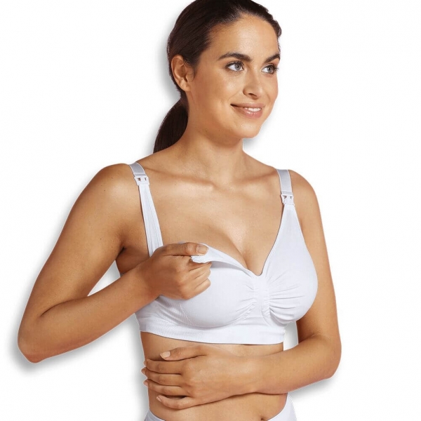 Soutien gorge allaitement avec armature Carri-gel blanc taille L