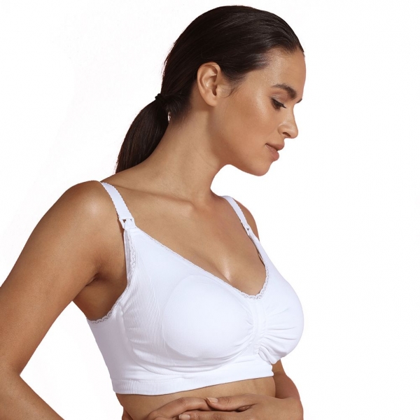 Soutien gorge allaitement rembourré Carri-gel blanc taille L