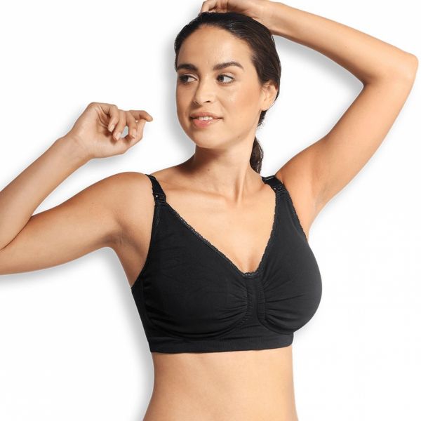 Soutien gorge allaitement rembourré Carri-gel noir taille XL