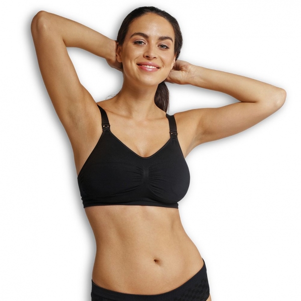 Soutien gorge allaitement rembourré noir taille L