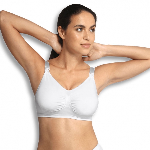 Soutien gorge allaitement rembourré blanc taille S