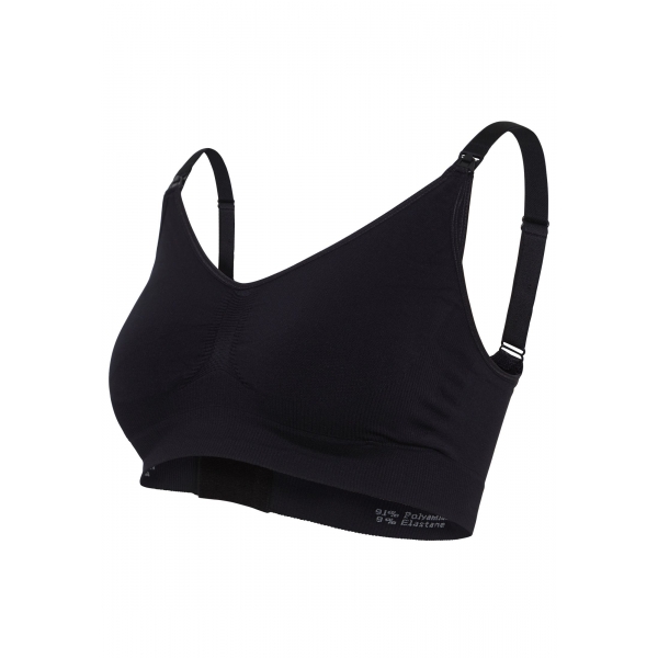 Soutien gorge allaitement sans armature noir taille M