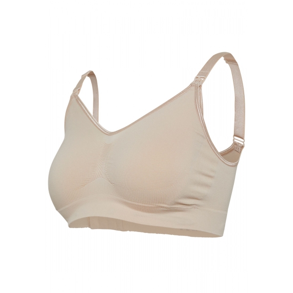 Soutien gorge allaitement sans armature beige taille M