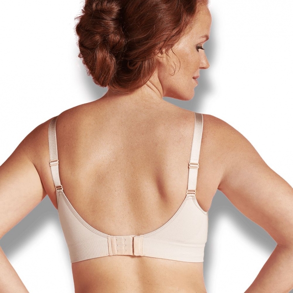 Soutien gorge allaitement sans armature beige taille M