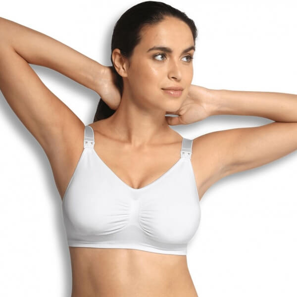 Soutien gorge allaitement rembourré blanc taille L
