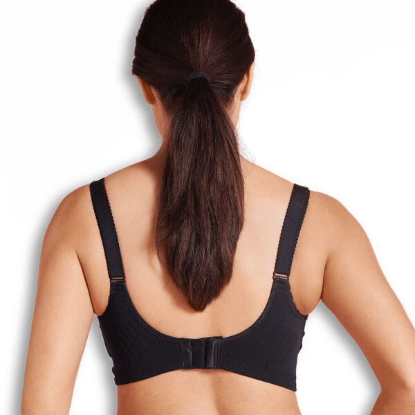 Soutien gorge allaitement rembourré Carri-gel noir taille XXL