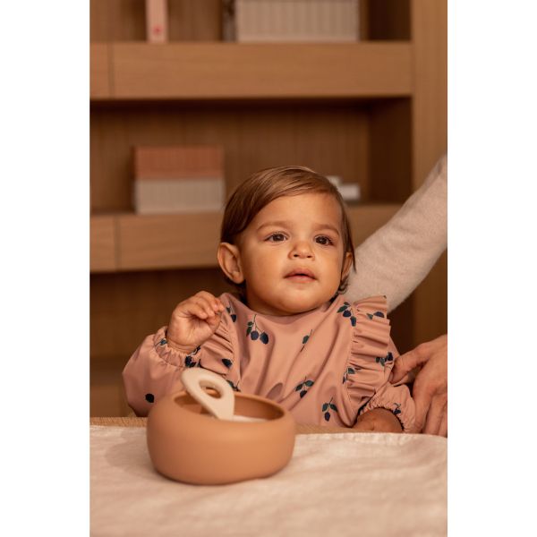 Bol d'apprentissage bébé avec cuillère Sparia Tuscany Rose Apple Blossom