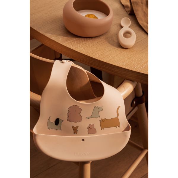Bol d'apprentissage bébé avec cuillère Sparia Tuscany Rose Apple Blossom