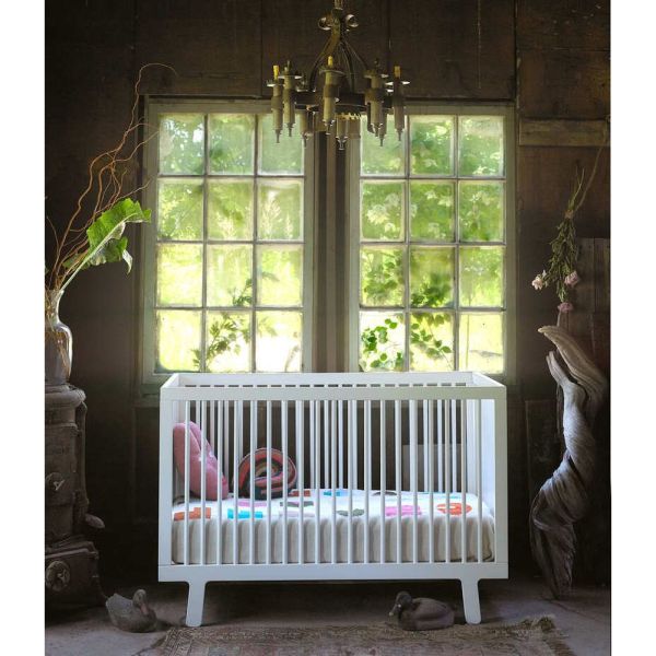 Lit bébé évolutif Sparrow - Blanc