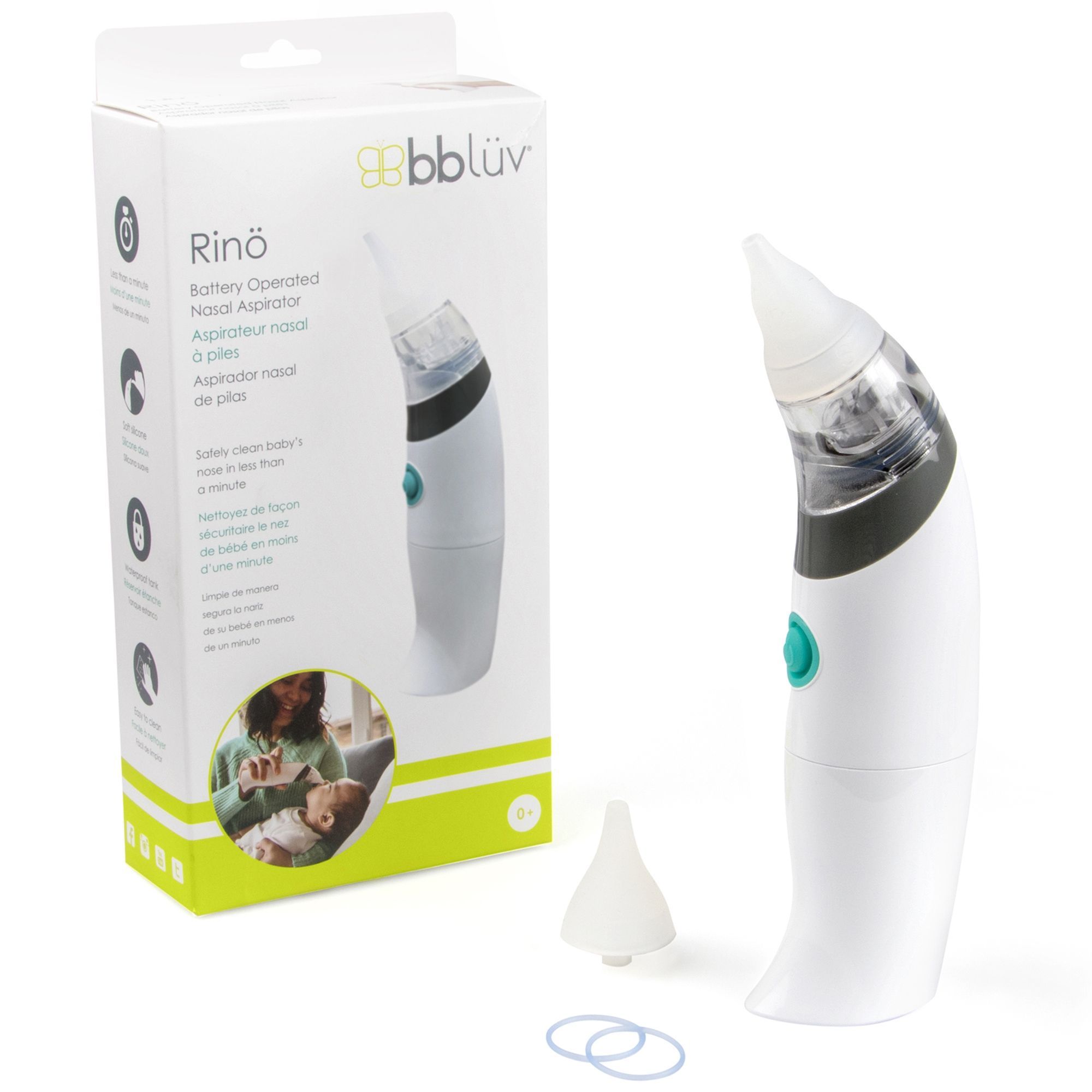 Aspirateur Nasal Électrique pour Bébé Nettoyeur Nez en Profondeur  Rechargeable