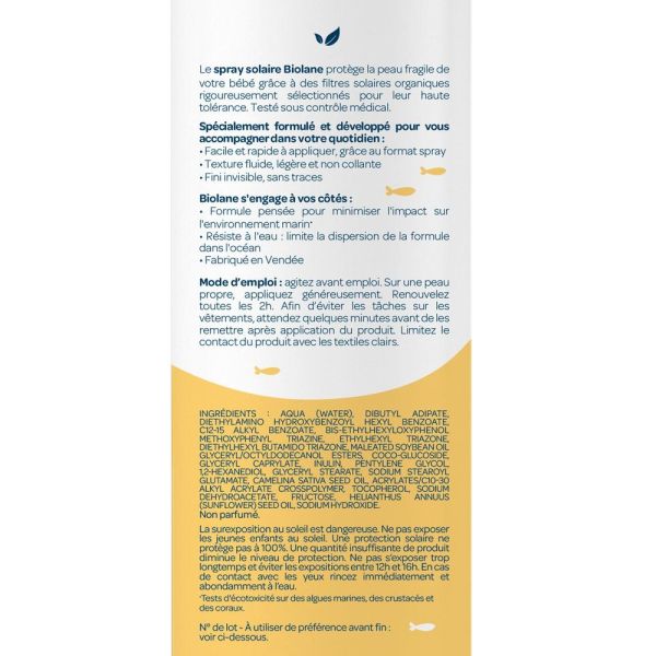 Spray solaire 200 ml