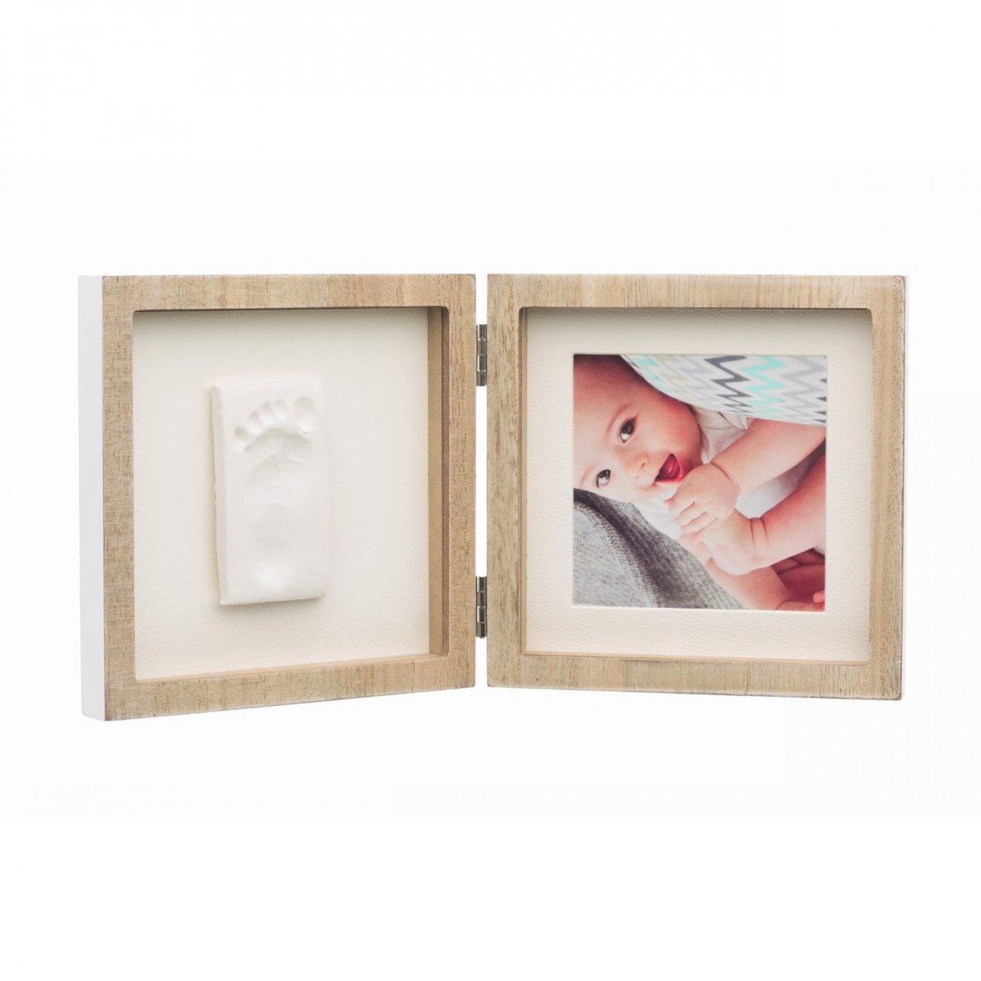 Baby Art Cadre Empreinte Bebe 2 Volets Bois Made In Bebe