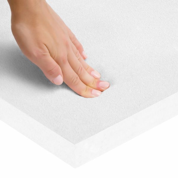 Matelas pour parc bébé blanc 100 x 100 cm