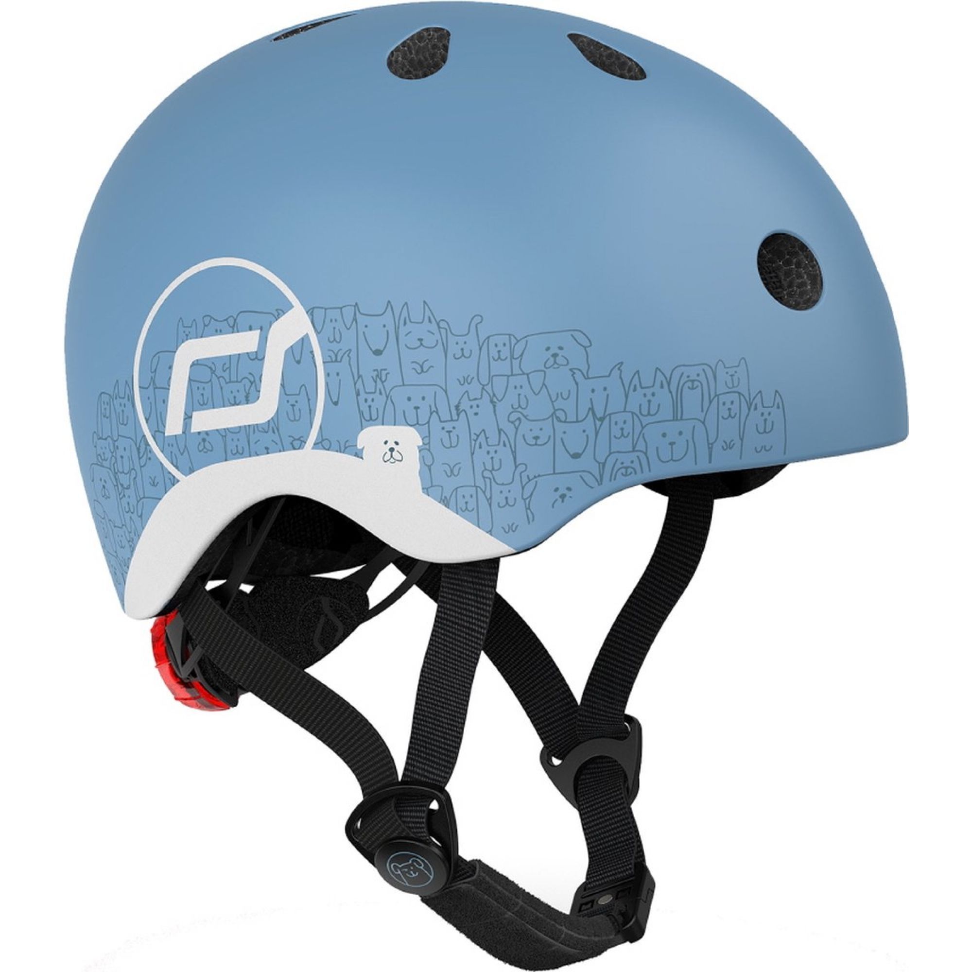 Casque de sécurité enfant pour porteur, trottinette ou vélo Bleu tuquoise