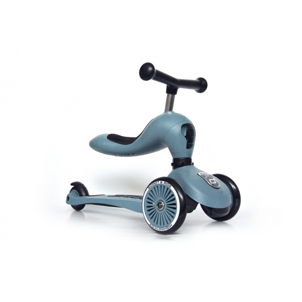 Porteur évolutif en trottinette Highwaykick 1 Bleu acier