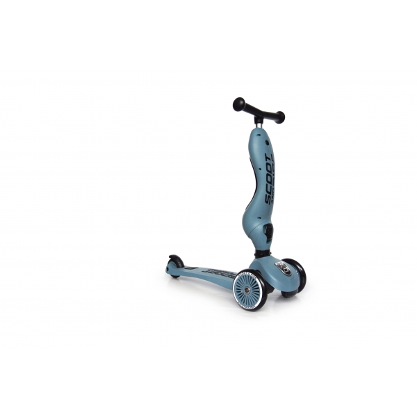 Porteur évolutif en trottinette Highwaykick 1 Bleu acier