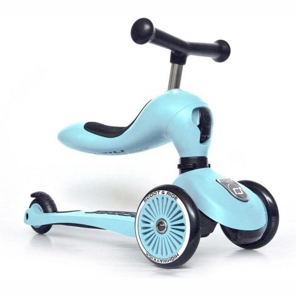 Porteur trottinette évolutif 2 en 1 Highwaykick 1 Blueberry