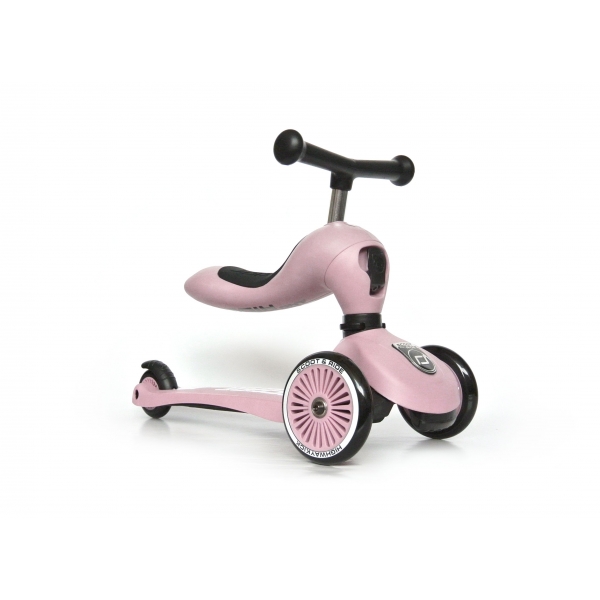 Porteur évolutif en trottinette Highwaykick 1 Rose