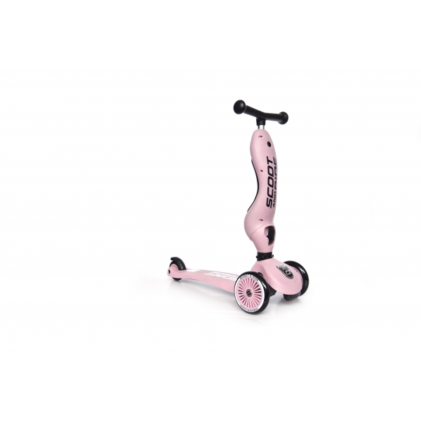 Porteur évolutif en trottinette Highwaykick 1 Rose