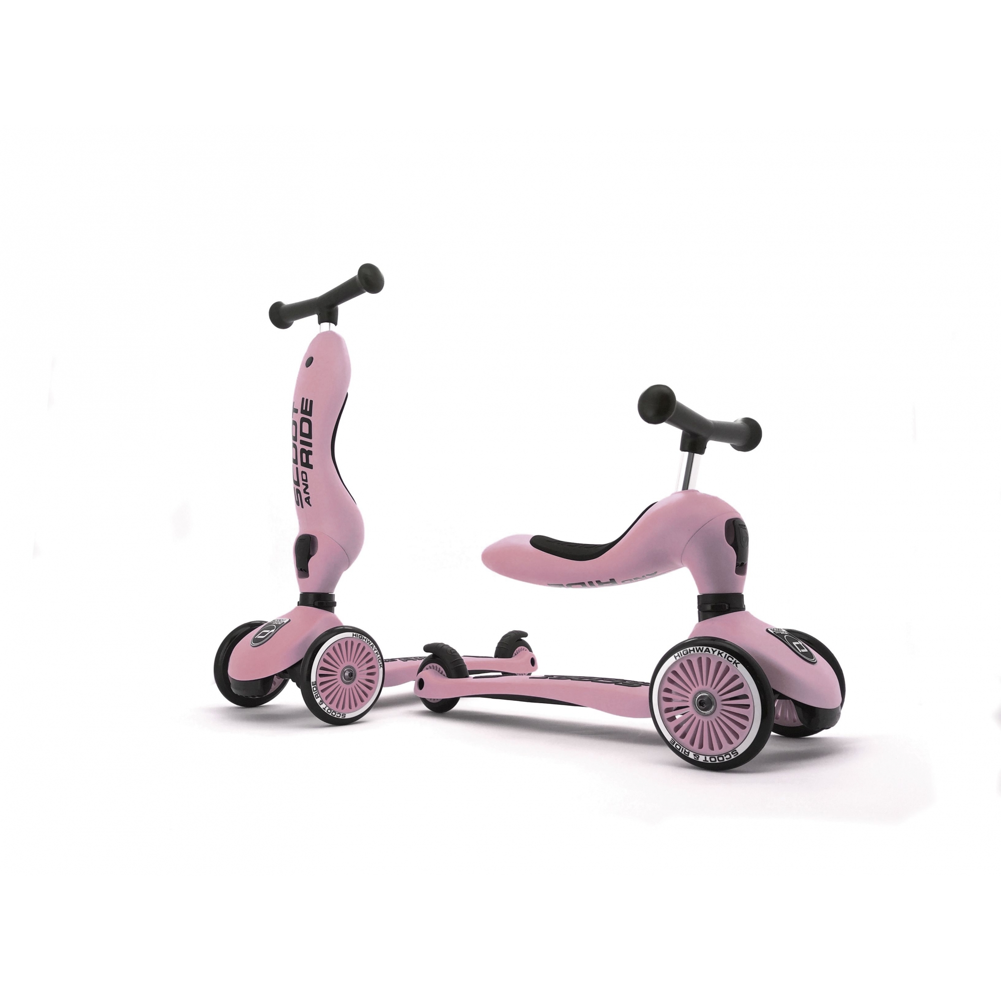 Casque de sécurité enfant pour porteur, trottinette ou vélo Rose