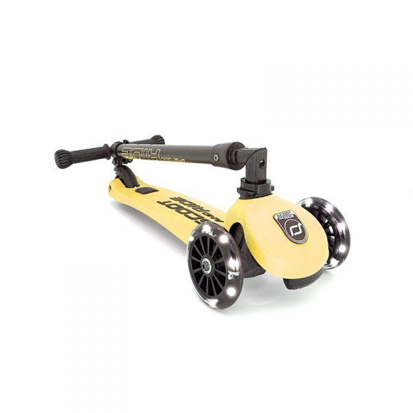 Trottinette 3 roues lumineuses Highwaykick 3 Citron