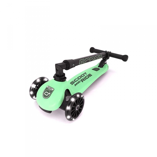 Trottinette 3 roues lumineuses Highwaykick 3 Kiwi