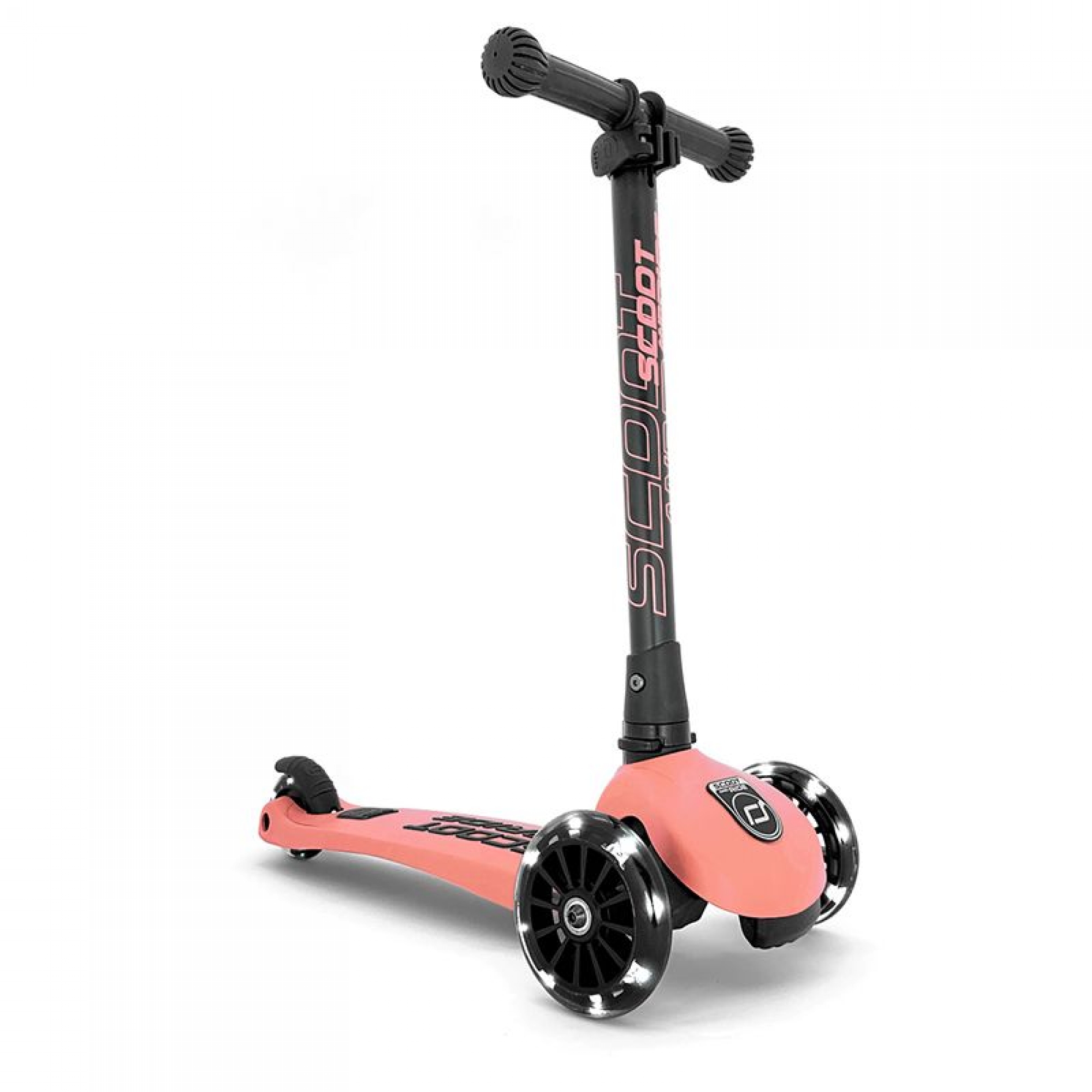 Trottinette enfant ScooTer à 3 roues lumineuses - 3 ans - guidon réglable -  frein à