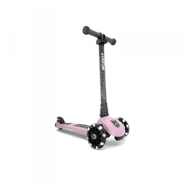 Trottinette 3 roues lumineuses Highwaykick 3 Rose